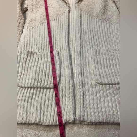 🛍️CAT & JACK Ivory boucle and ribbed knit cardigan sweater size XL. - Picture 11 of 11